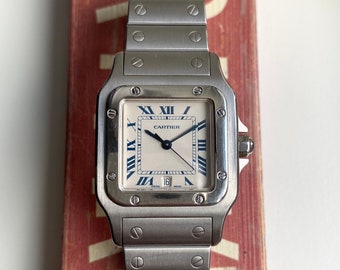 Vintage Cartier Santos Galbee 1564 