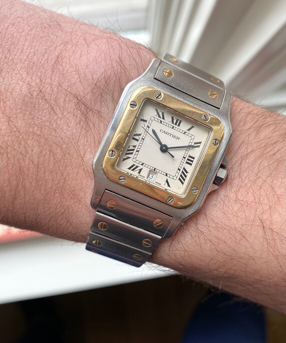 Vintage Cartier Santos 80s Two Tone 
