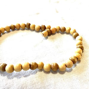 43 Colored Wood 10mm Round Beads, Lg Hole Wood Beads, Macrame, Leather Cord, Destash Wood Beads Lot, Macrame Potholder Beads (MWood10R)