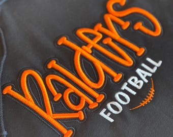 Raiders spirit wear embroidered sweatshirt- football sweatshirt - spirit wear  sweatshirt  - school mascot sweatshirt  - cultivate threads