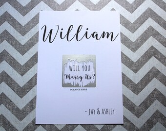 Will you marry us card | scratch off card