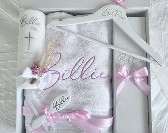 Baptism | Christening Gift Box | Keepsake box | Baptism candle | Baptism Towel | Baptism Gift set