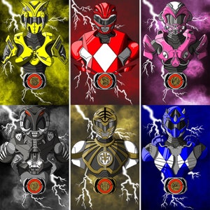 Power Rangers Power Pack - ALL 7 RANGERS