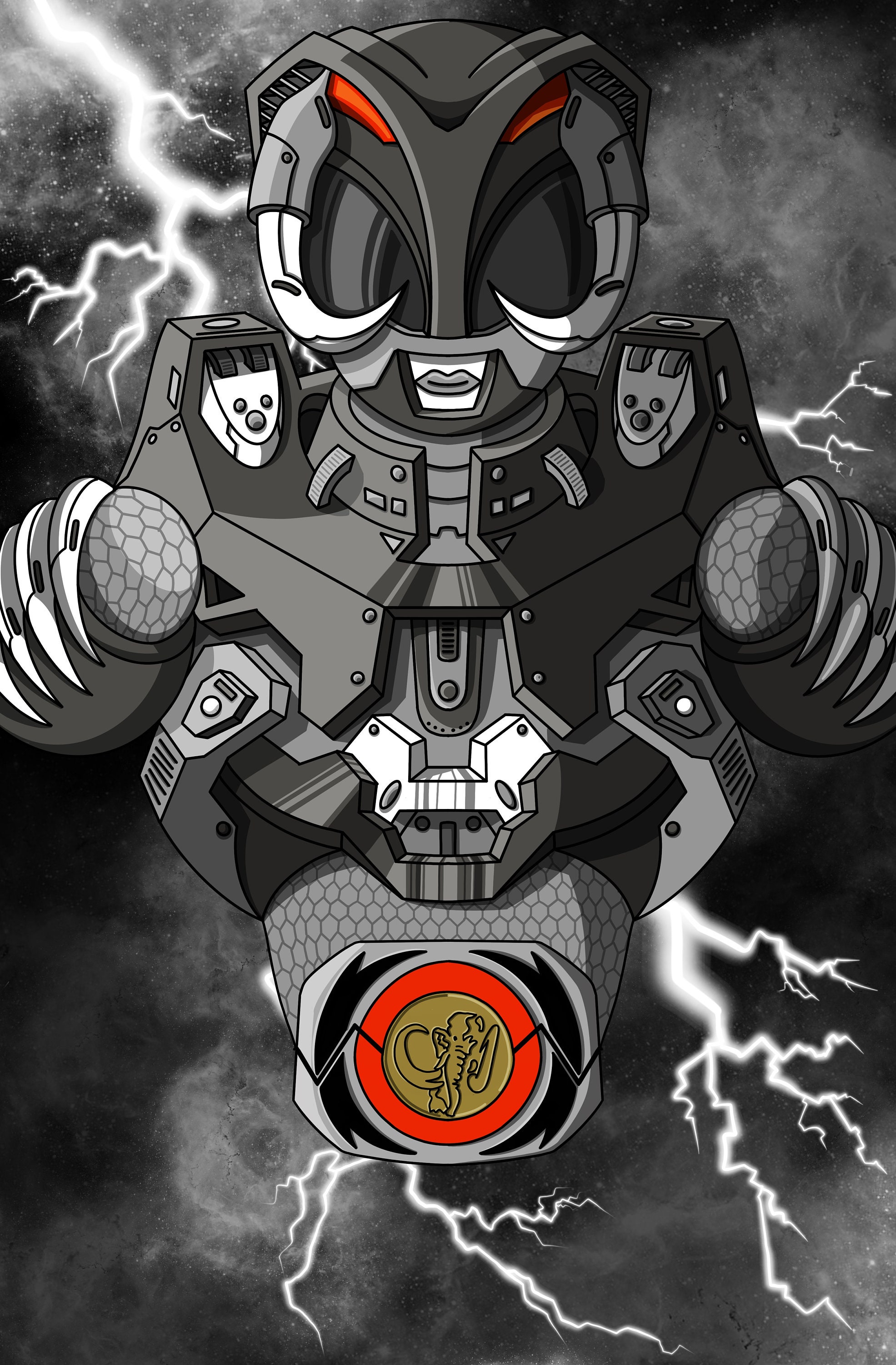 Power Rangers Power Pack - ALL 7 RANGERS - Etsy