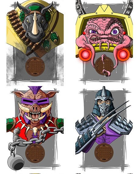 TMNT - VILLAIN BUNDLE!!! - Etsy