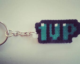 1 Up Mario Inspired Keychain