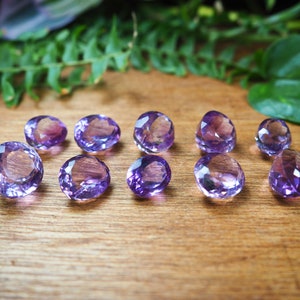 GRUPPE von Amethyst Cabochons, Lila Energie Heilung Kristall Stein Cabs Schmuckherstellung Wire Wrap Edelstein Einzigartig Atemberaubend Schön