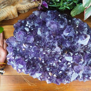 Large Amethyst Crystal Rock Stone Geode Raw Cluster Decor 65lbs