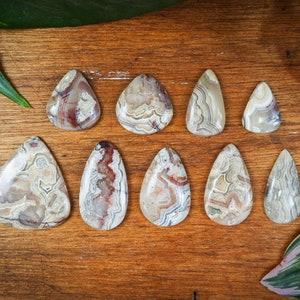 GROUP of Crazy Lace Agate Cabochons, Stone of Happiness and Good fortune, Jewelry Making, Wire Wrap, Cabs, Jeweler, Handmade Jewelry