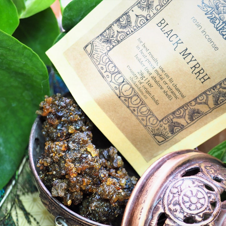 Pure Black Myrrh Resin Incense Natural Black Myrrh Etsy