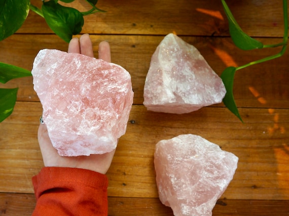 Natural cheap rose quartz