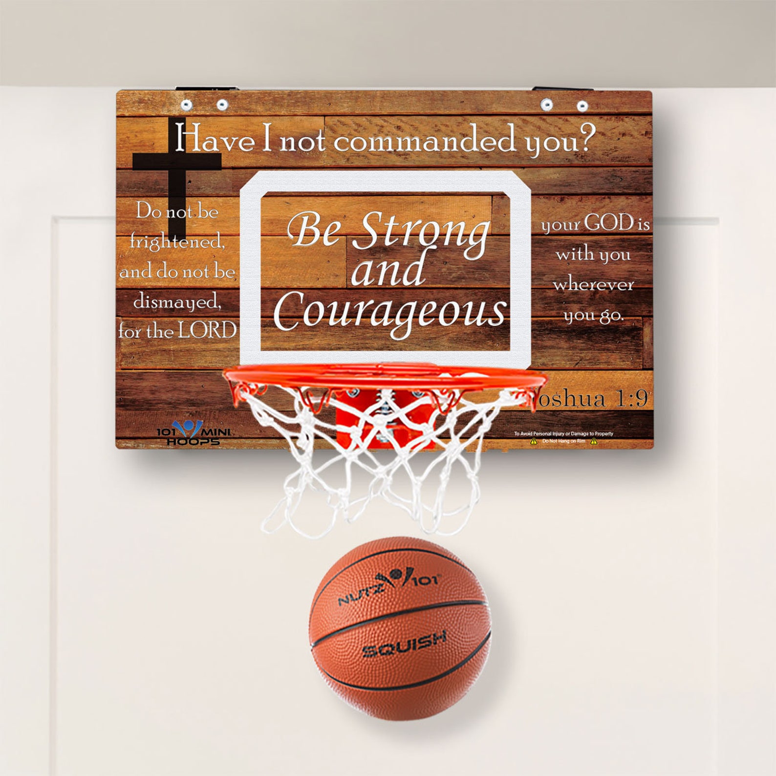 Custom Bible Verse on Wood Imaged Mini Basketball Hoop Etsy