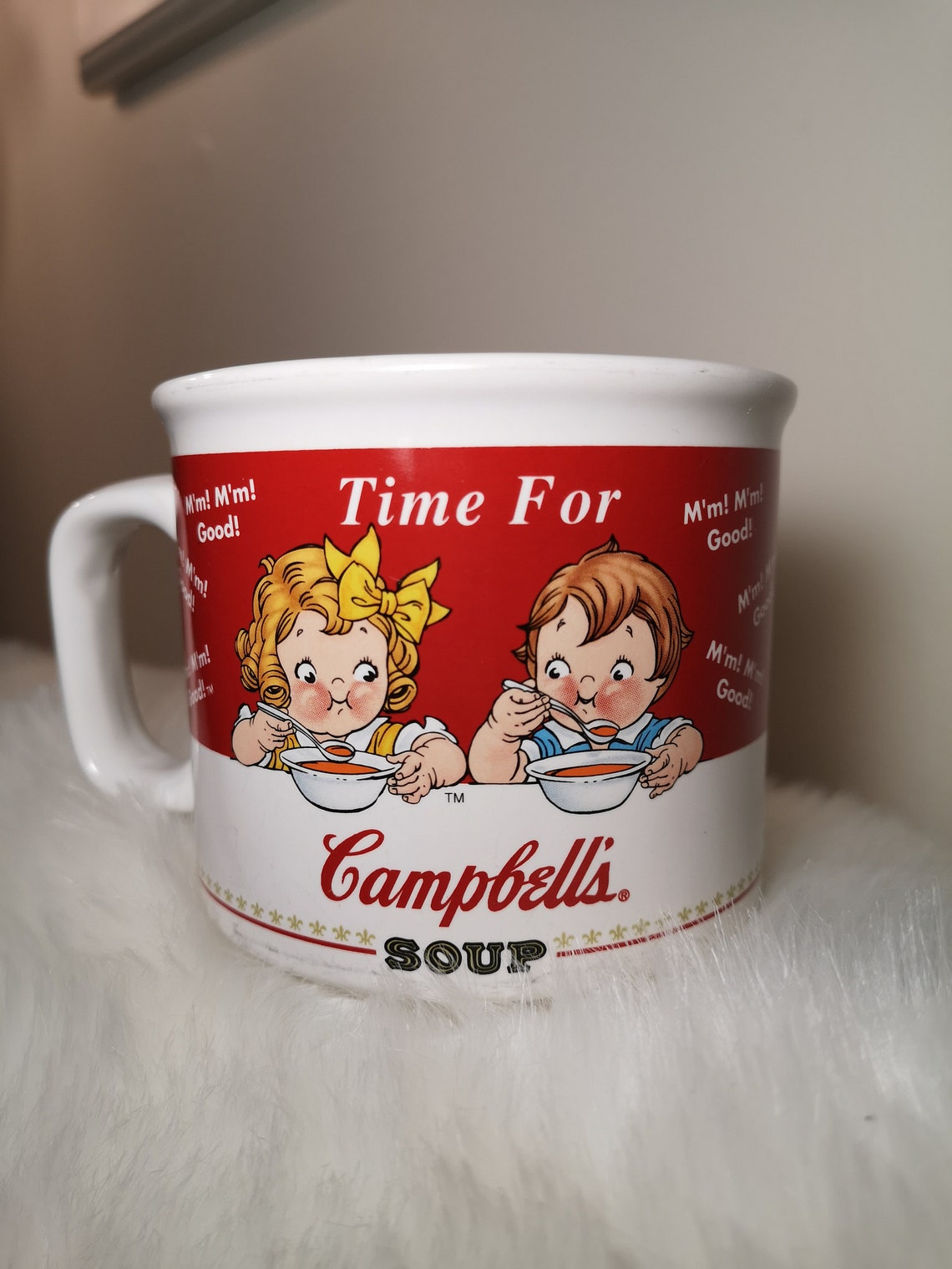 Vintage 1998 Campbells Soup Company Mug, Houston Harvest Gift Products