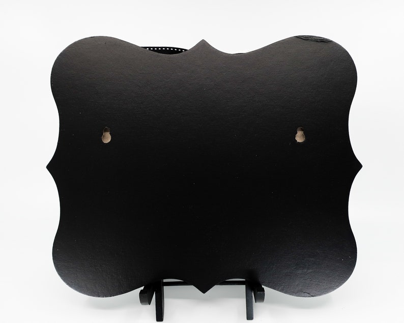 Black and White Fancy Picture Clip Frame for 5x7 Photos, Rose Frame for Prom Engagement or