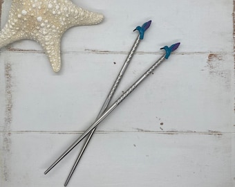 Chopsticks Hummingbird, Unique Gift for Bird Lover, Rainbow Chopsticks, Sustainable Eco-friendly, Hostess Gift, Custom Party Shower Favor