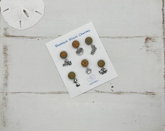 Cat Lover Wine Charms Magnetic Stemless Glass, Unique Gift for Cat Lover Wine Lover Cat Mom, One of a Kind Gift, Hostess Gift