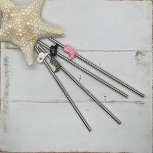 Cowboy Hat Boot Reusable Straw Stainless Steel Metal, Unique Gift for Cowboy Cowgirl, Sustainable Eco-friendly Bachelorette Party Favor