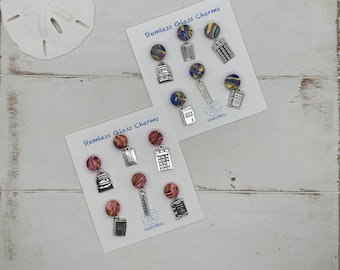 Teacher Wine Charms Stemless Glass Magnetic, Unique Gift for Wine Lover, Teacher Appreciation Gift for Girls Trip, Custom Party Shower Favor