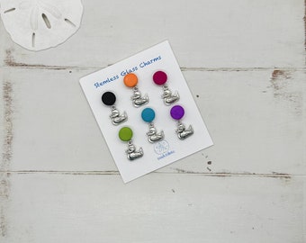 Duck Wine Charms Magnetic Stemless Glass, Unique Gift for Wine Lover Jeep Lover, One of a Kind Gift, Hostess Gift