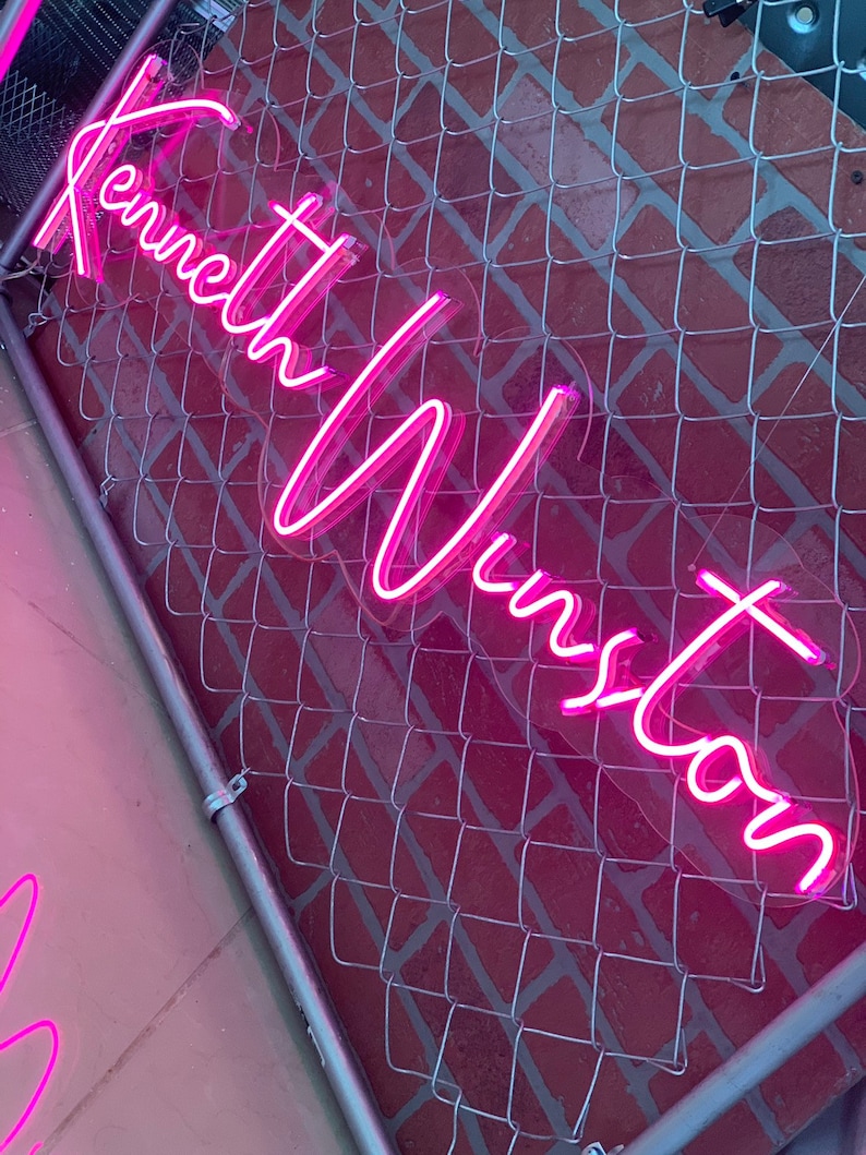 Signo led personalizado nombre del bebé luz de neón del | Etsy