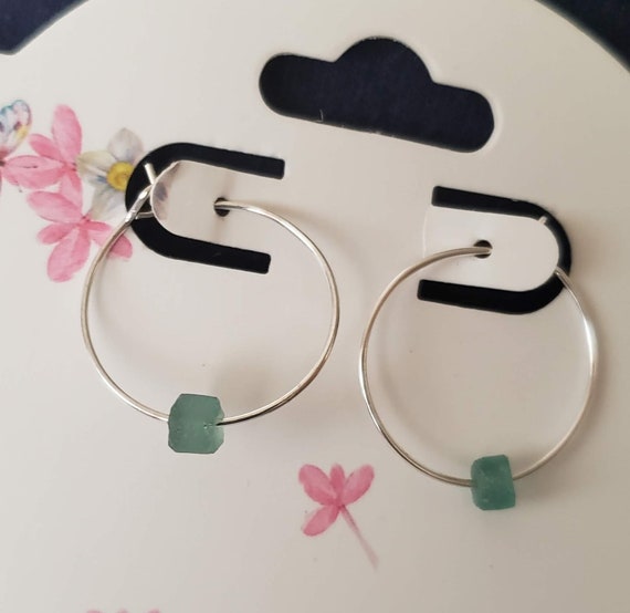 Ancient Roman Glass Earrings Small Handcrafted Sterling Silver Ancient Roman Glass Earrings Small Handcrafted Sterling Silver