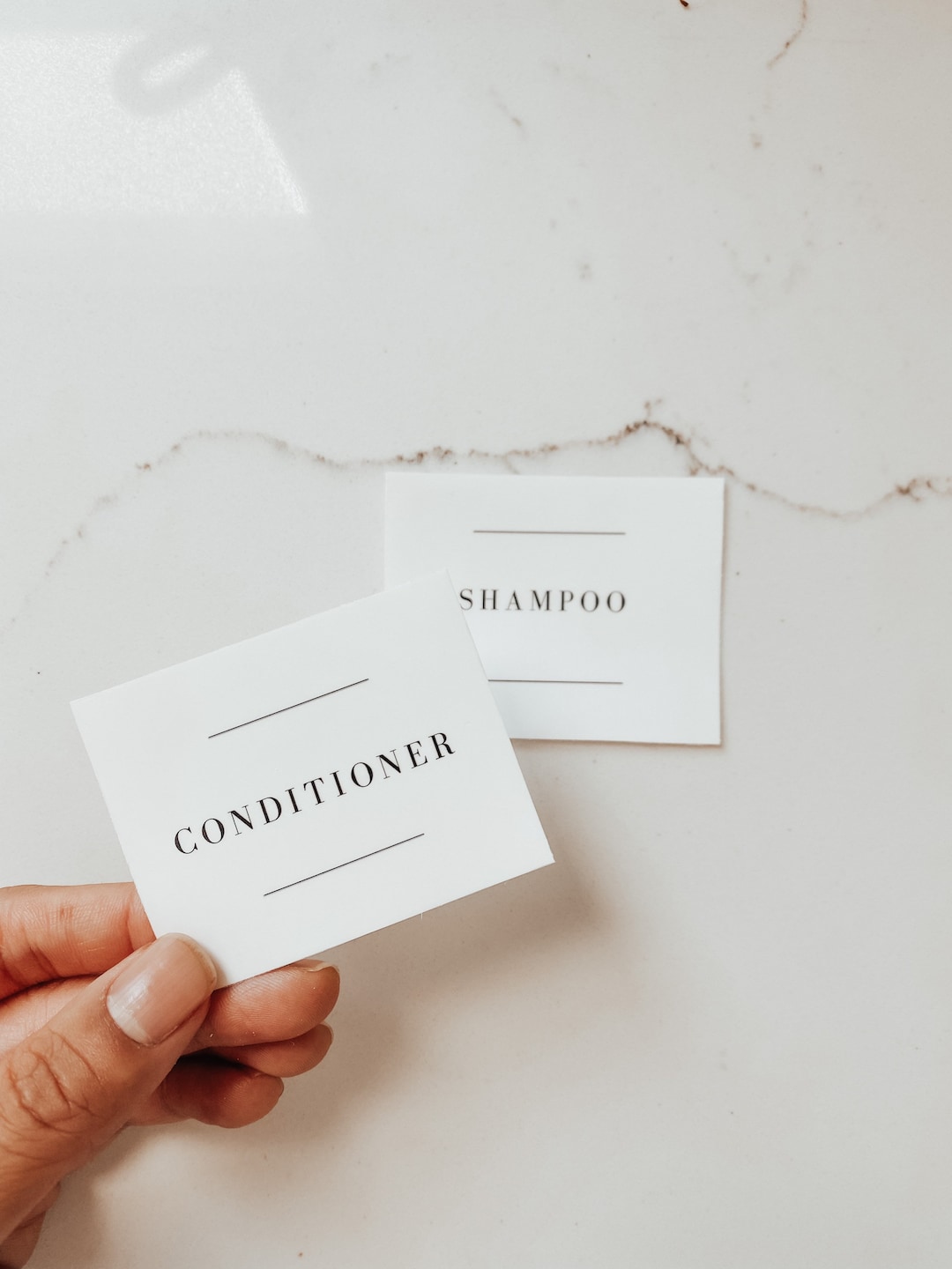 Mini Conditioner Label Shampoo and Conditioner Labels ONLY - Etsy
