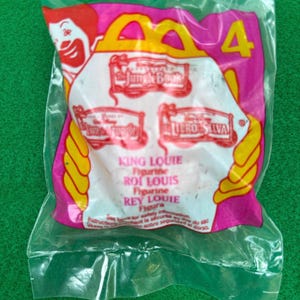 Mcdonald's Happy Meal Toys Figurine singe du roi Louie du livre de la jungle Walt Disney