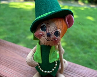 Annalee Mobilitee Mouse Doll: 7" Irish St. Patrick's Day Decor