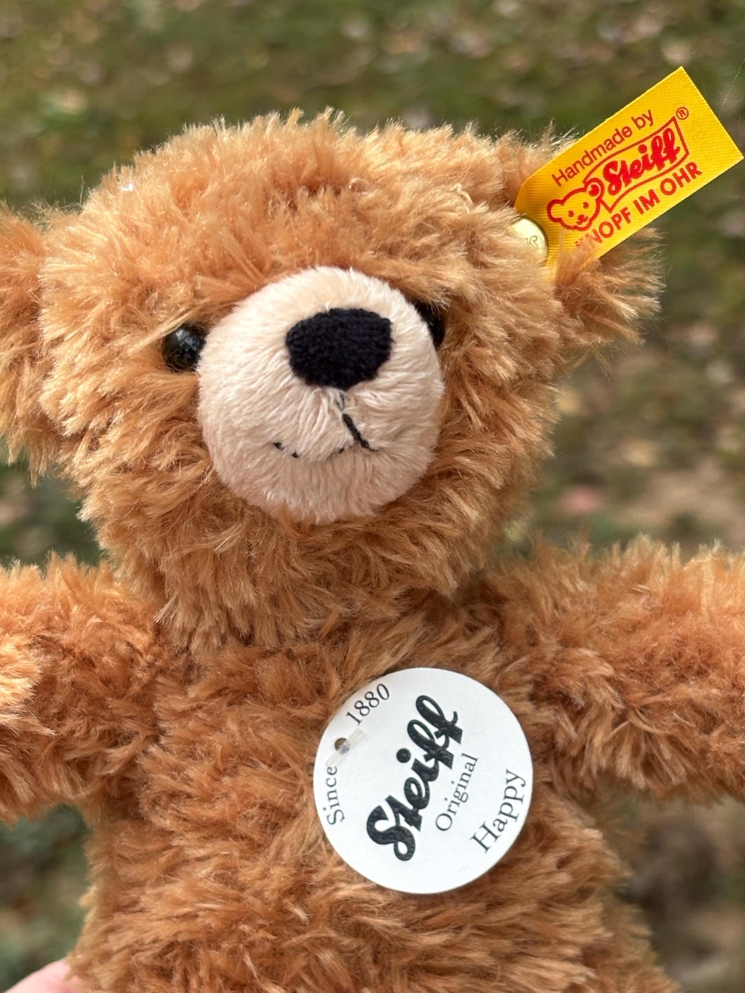 Steiff Happy Teddy Bear With Ear Button Tags - Etsy