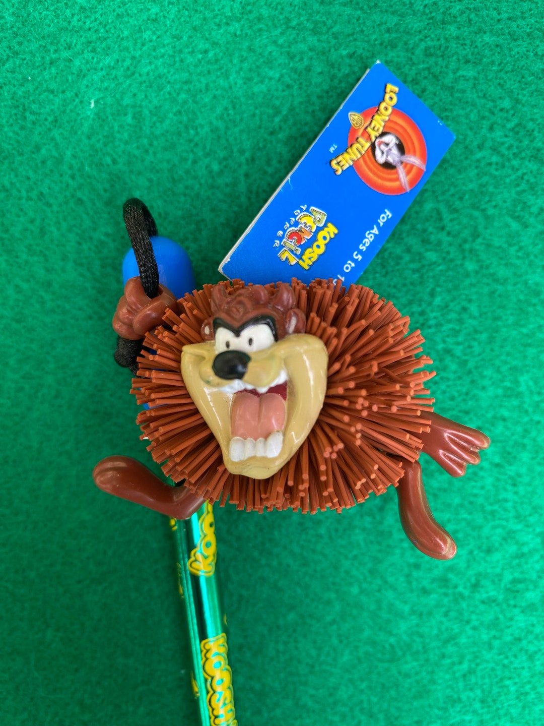 Looney Tunes Tasmanian Taz Devil Koosh Pencil Topper Like New Etsy