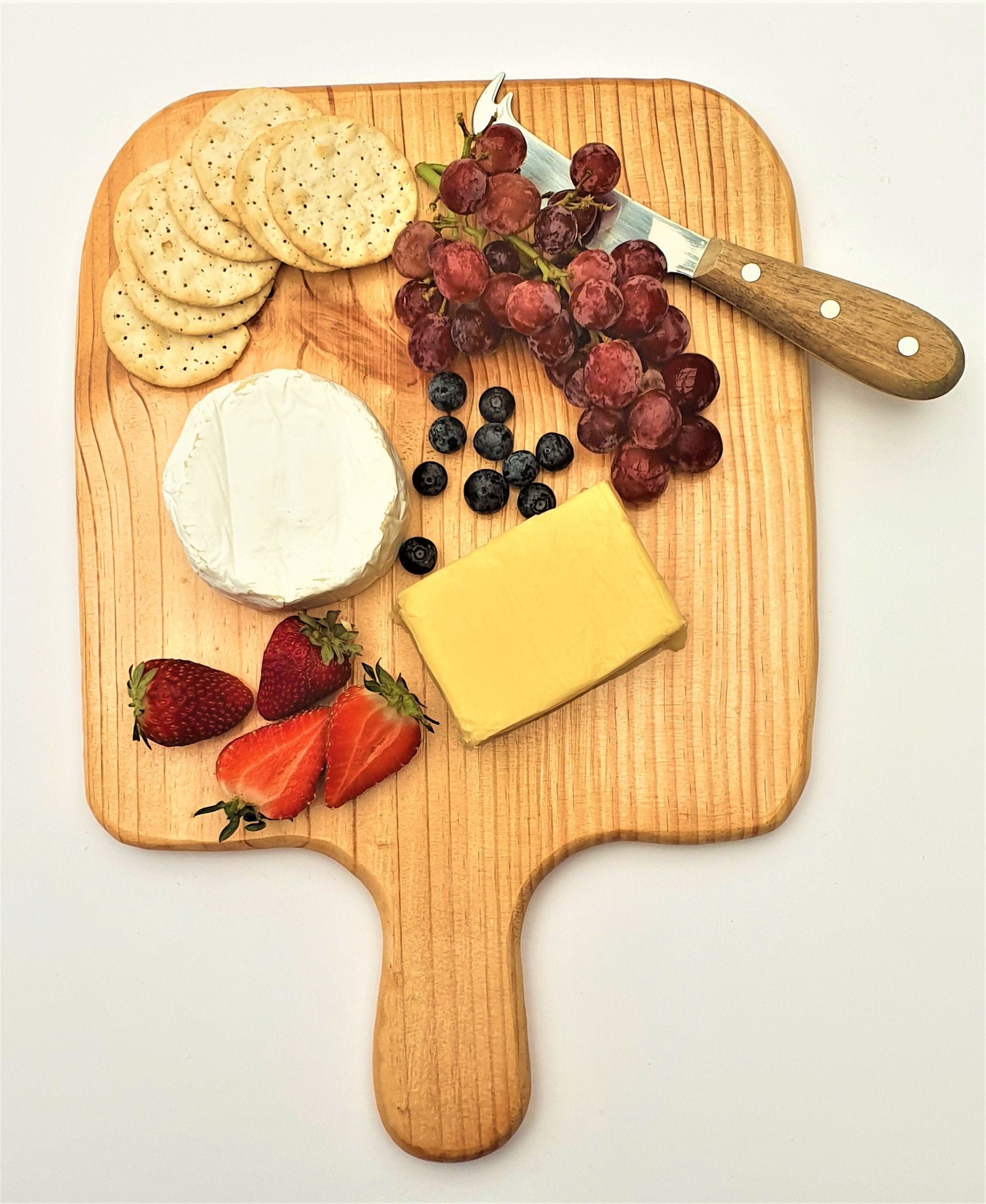 Large Rustic Wooden Cheese Board Wooden Cheese Platter Etsy