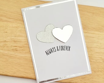 Always and Forever Love Card | Wedding Card | Dss Handmade