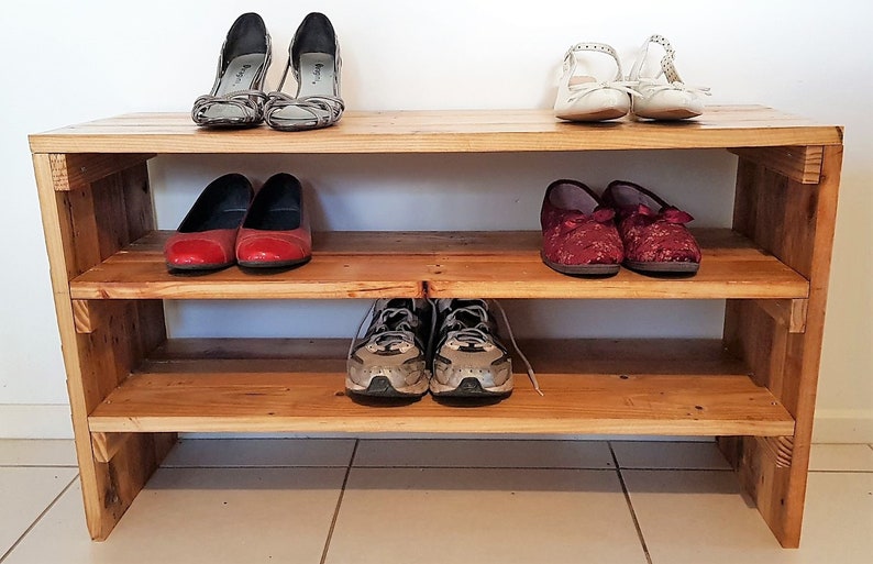 Recycled Wooden Shoe Rack
