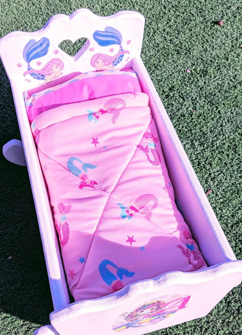 Doll Cot Bedding Set for Imaginative Fun Pretend Play DSS Etsy