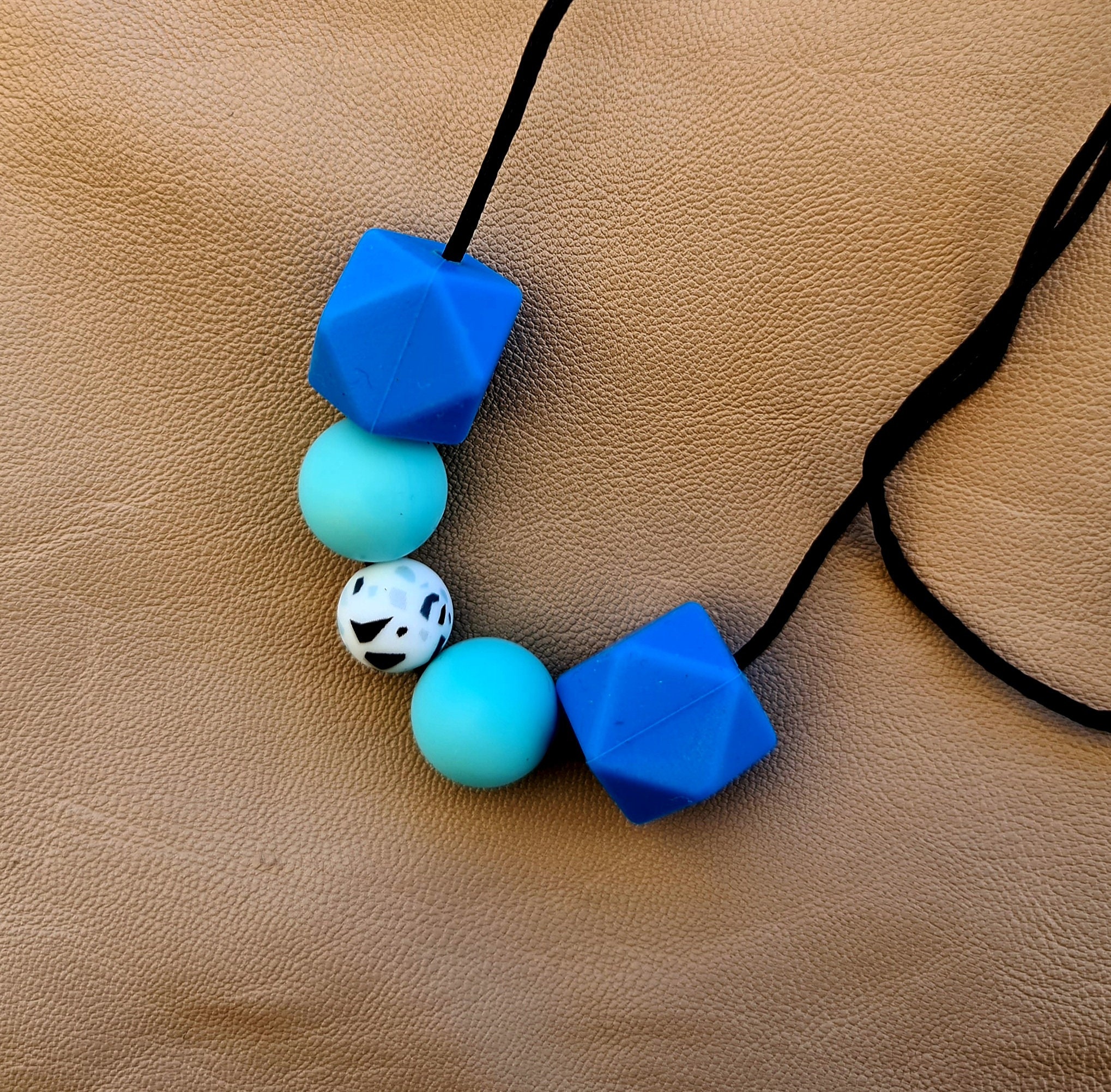 Silicone beads / Silicone bead Necklace / Marguerite beads / Etsy