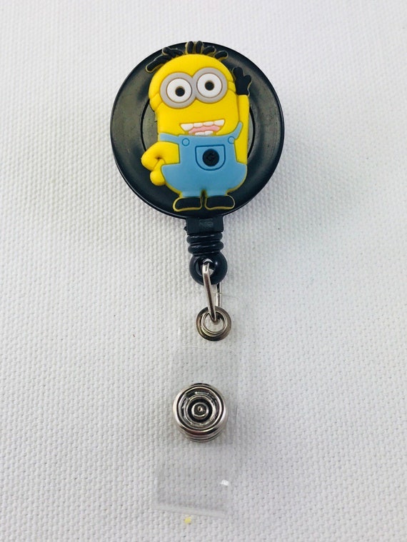 Despicable Me Work School ID Badge NEW Minion Card Holder Retractable USA