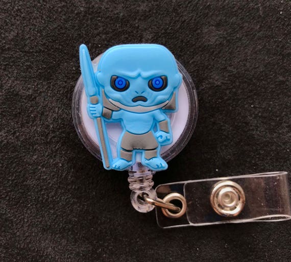 Night King Game Of Thrones Id Badge Reel Retractable Id Etsy
