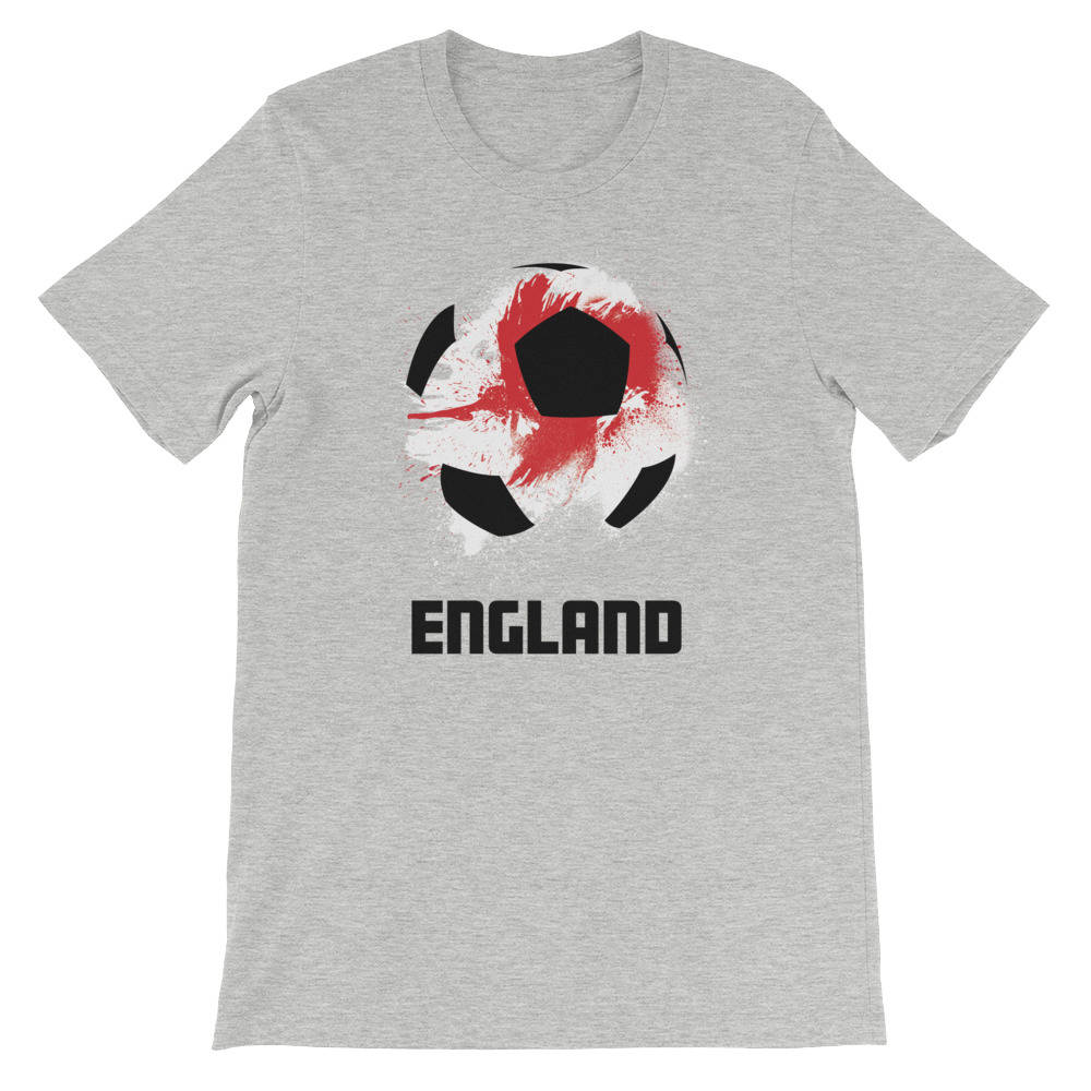 England Flag and Soccer Ball Tshirt Futbol Tee Etsy