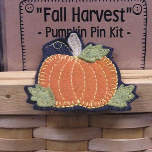 Herbst Ernte Wollfilz Pin Muster Digital Download PDF