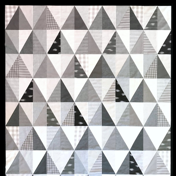 Geometric Quilt Etsy