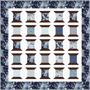 Vintage Spools Quilt Pattern Digital Download PDF