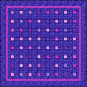 Purple Rain Quilt Pattern Digital Download PDF