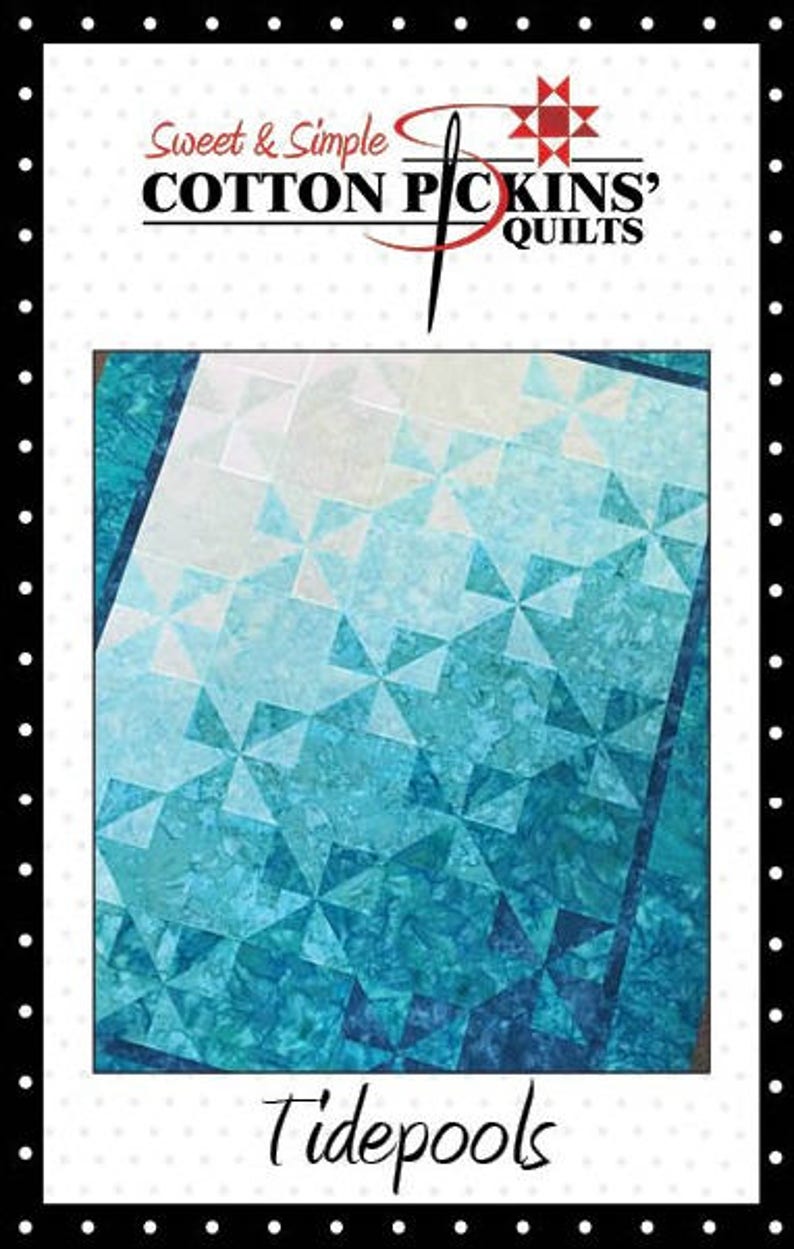 Tidepools Quilt Pattern Digital Download PDF image 2