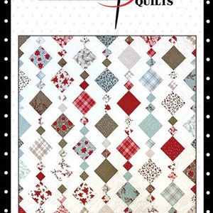 Cascading Diamonds Quilt Pattern Digital Download PDF image 2