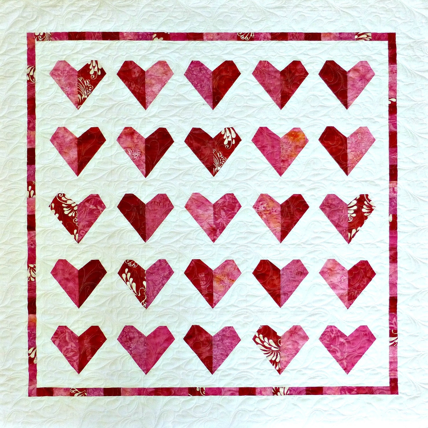 Crazy Hearts Quilt Pattern Digital Download PDF - Etsy