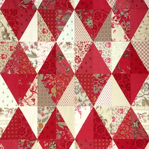 Harlequin Romance Quilt Pattern Digital Download PDF 画像 1