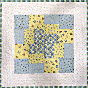 Baby Blocks Quilt Pattern Digital Download PDF