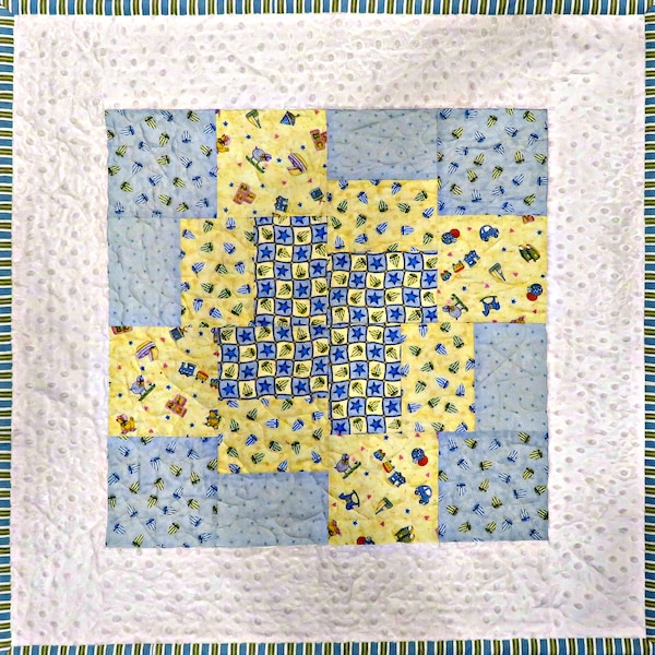 Baby Blocks Quilt Pattern Digital Download PDF