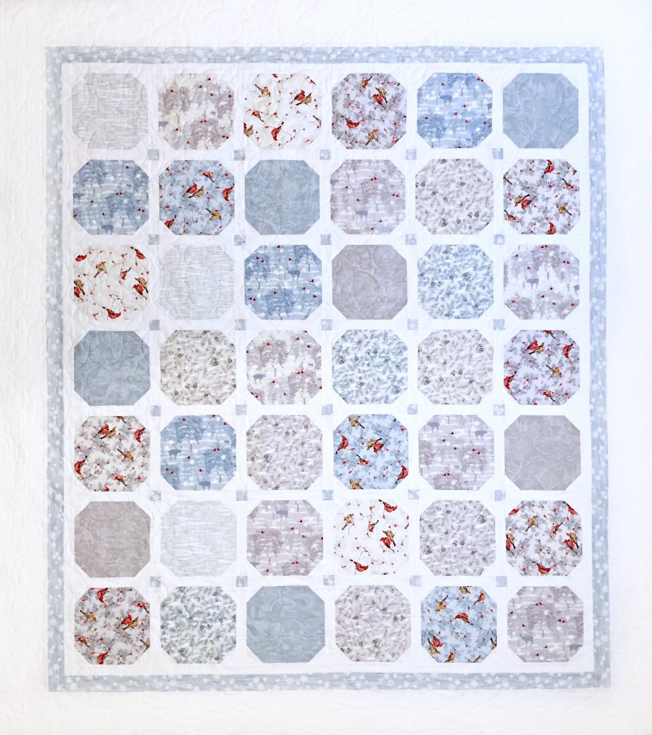 Snow Globes Quilt Pattern Digital Download from CottonPickinsQuilts on