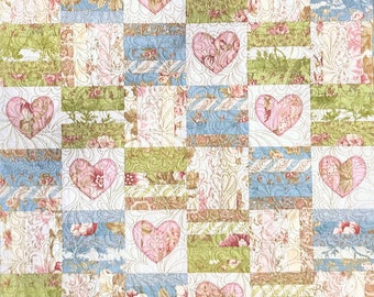 Baby Hearts Quilt Pattern Digital Download PDF